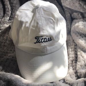 White baseball cap
